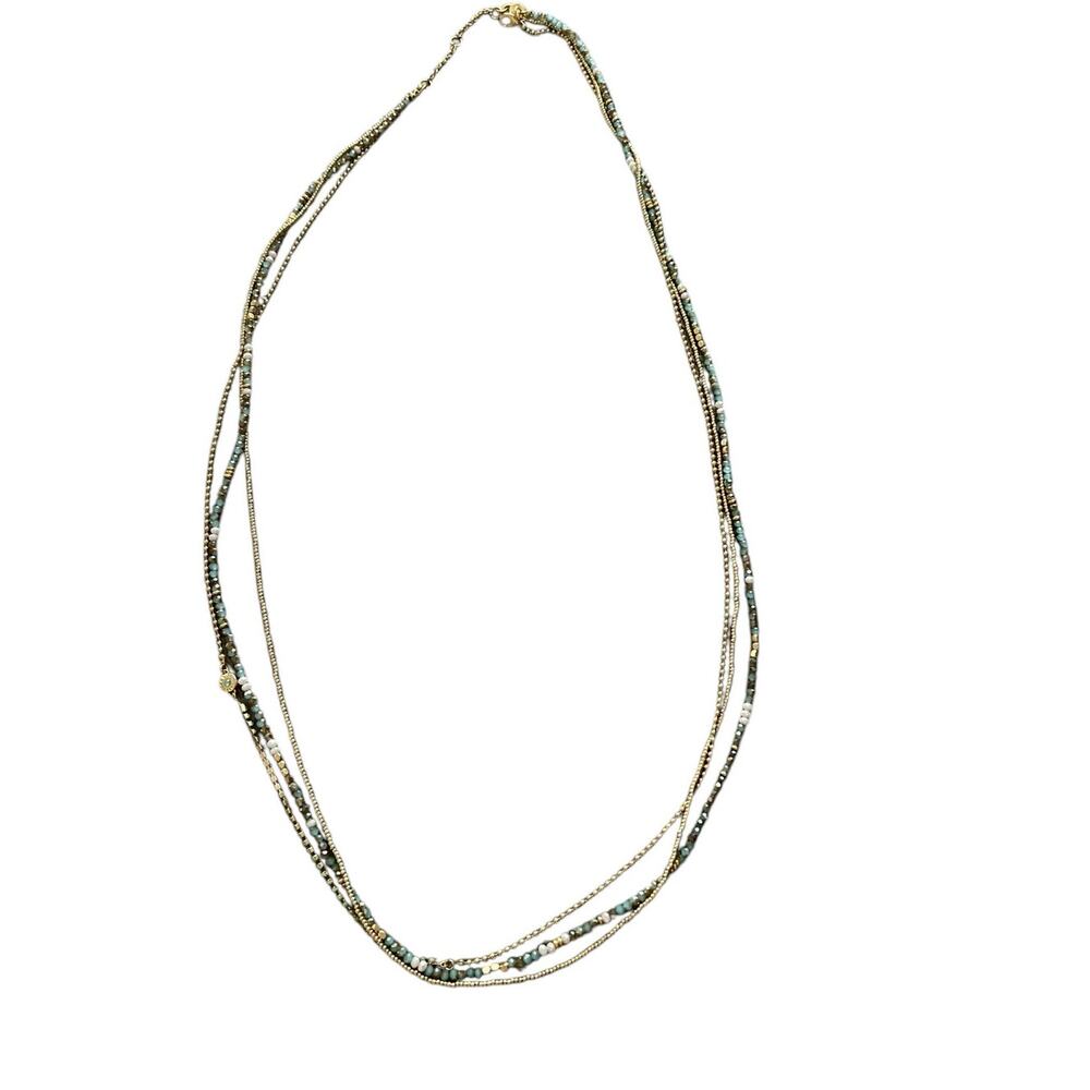 SPARTINA 16 inch Option 8 Inch Beaded Semiprecious Stones Necklace - Picture 5 of 7